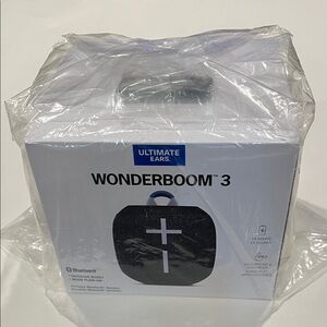 Ultimate Ears Wonderboom 3 Black Waterproof Portable Speaker